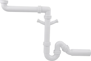 Сифон для раковины Blanco 1/2 плоский 137287